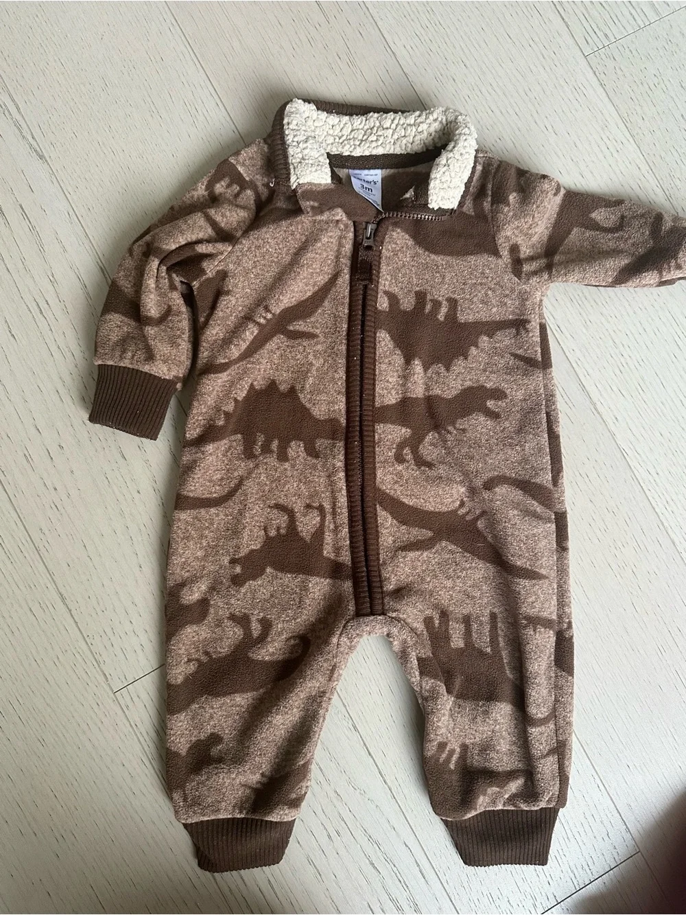 Carter's Red Striped Footed One-Piece with 'LOVE BANDIT' Graphic